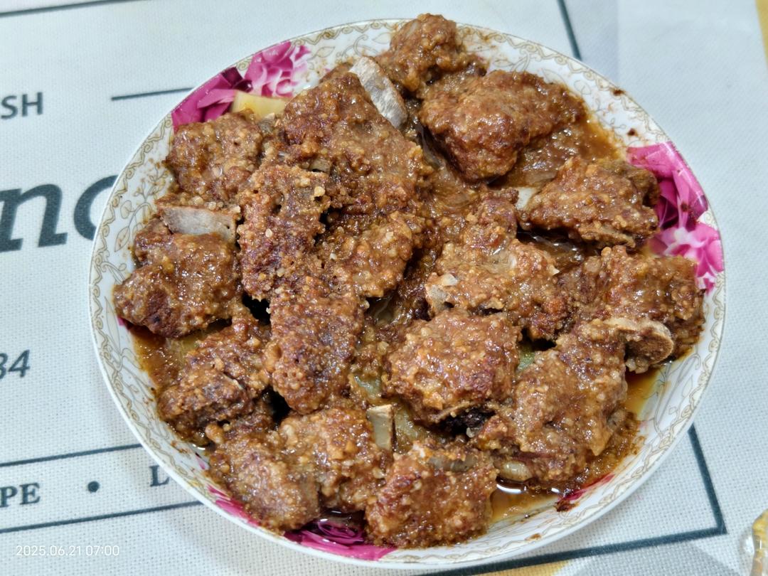 绝绝子！甩饭店几条街的粉蒸肉（粉蒸排骨）