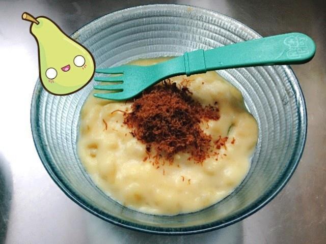 简易版奶香肉松土豆泥