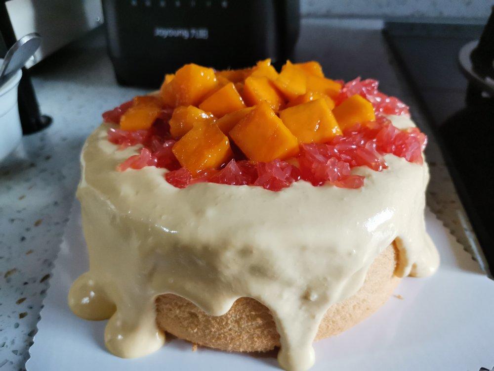 杨枝甘露奶盖蛋糕 | Hm340打蛋器均质功能