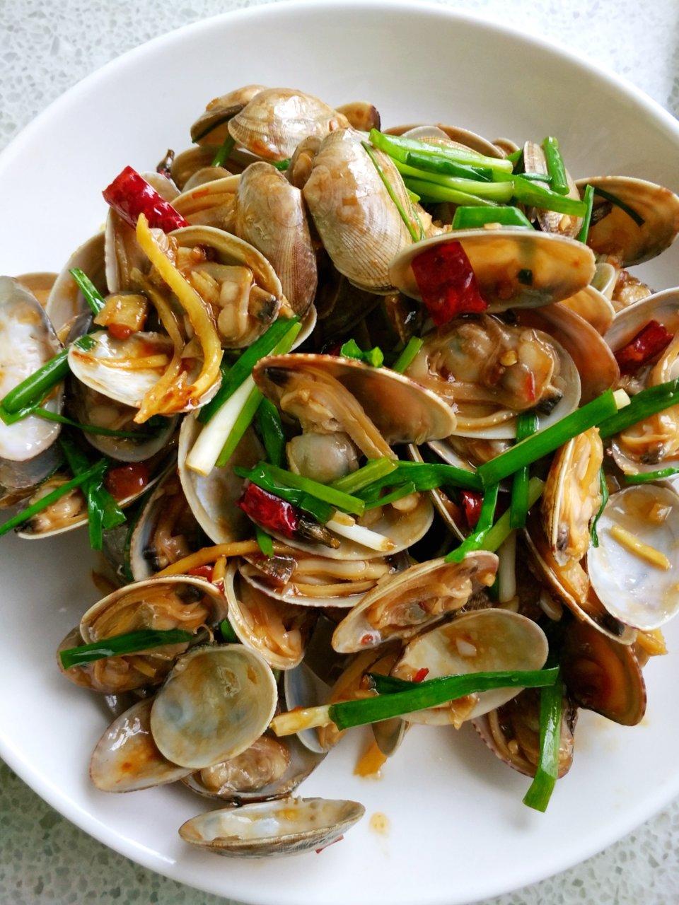 meng兔子做的蒜香炒花甲