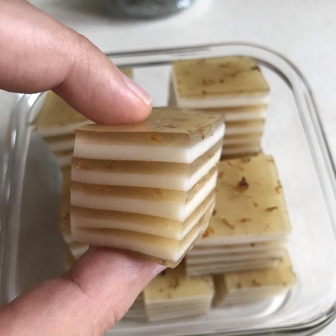 桂花千层马蹄糕