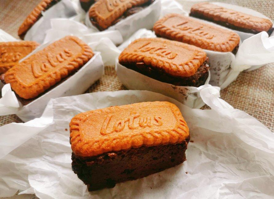 ㊙️巧克力控必入‼️零失误的焦糖饼干布朗尼‼️