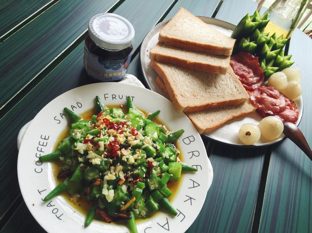 【白灼秋葵】清爽简单