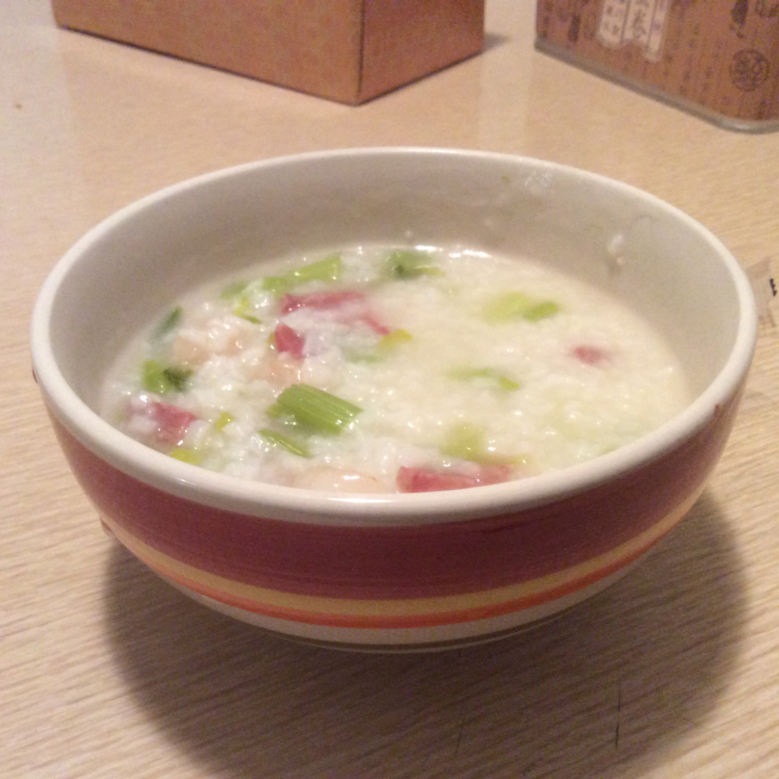 鲜虾香芹粥
