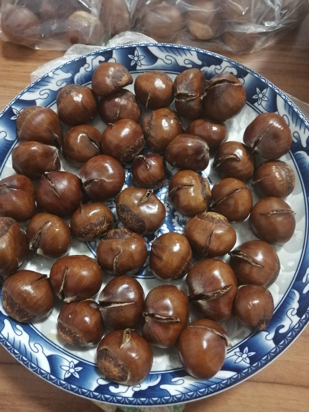糖炒栗子微波炉版