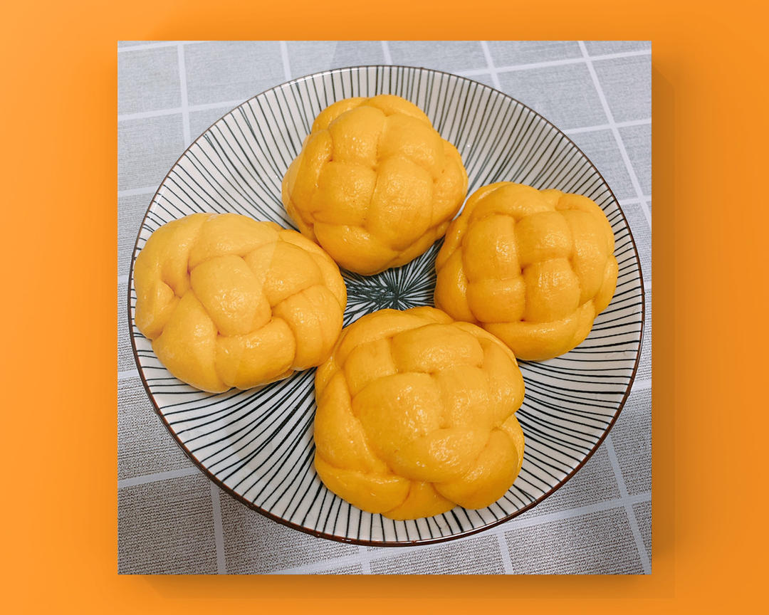 南瓜绣球馒头 宝宝辅食之选的做法