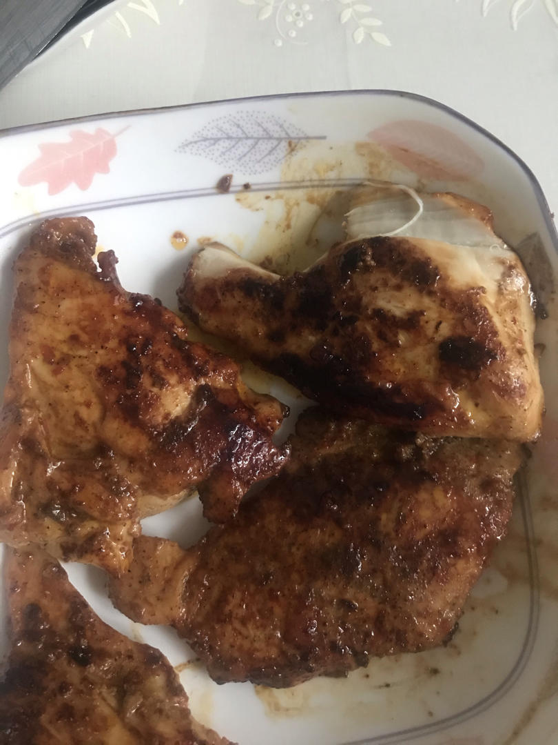 酷炫屌炸天好吃的煎鸡胸肉（香蒜蜂蜜煎鸡胸肉）