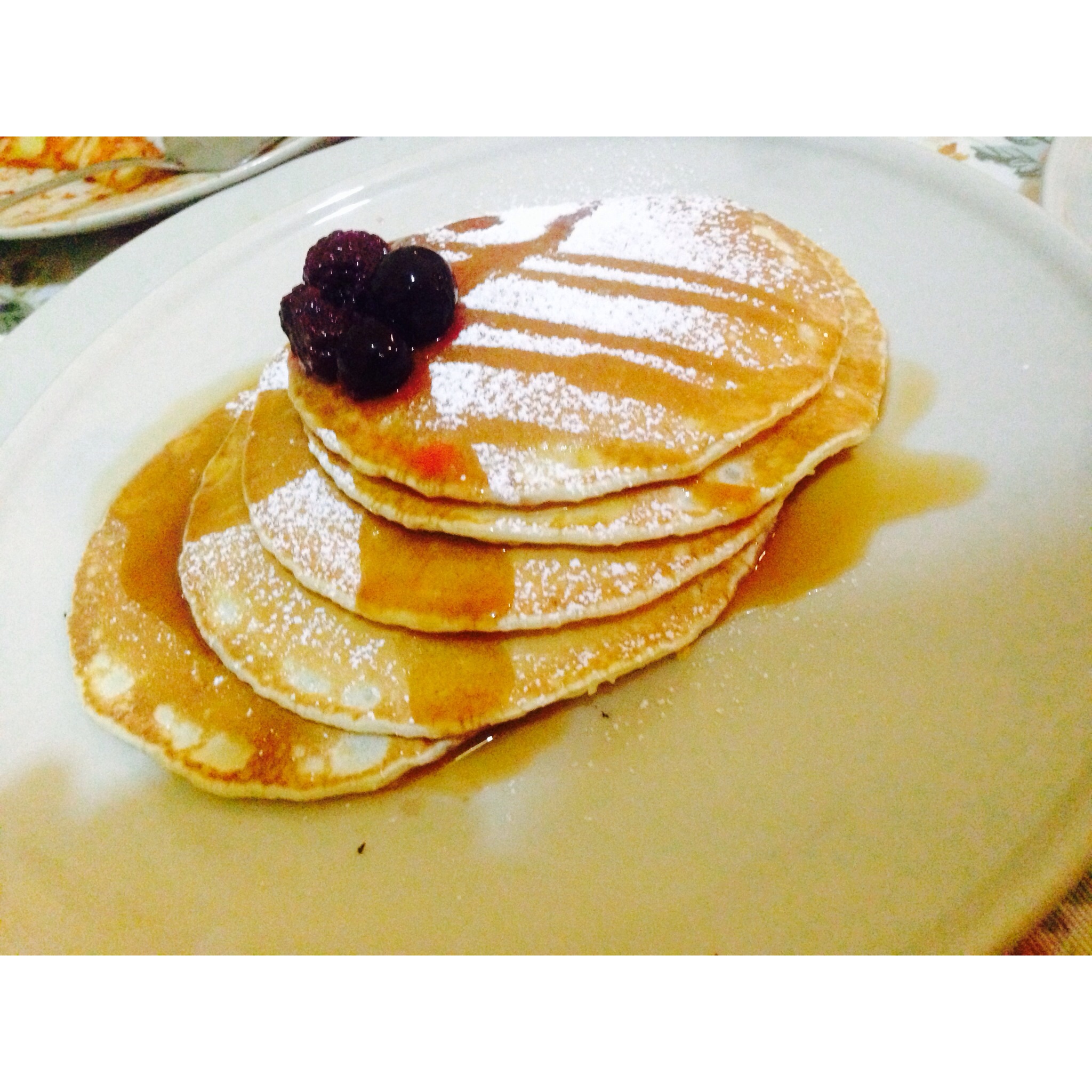 美式早餐pancake煎薄饼