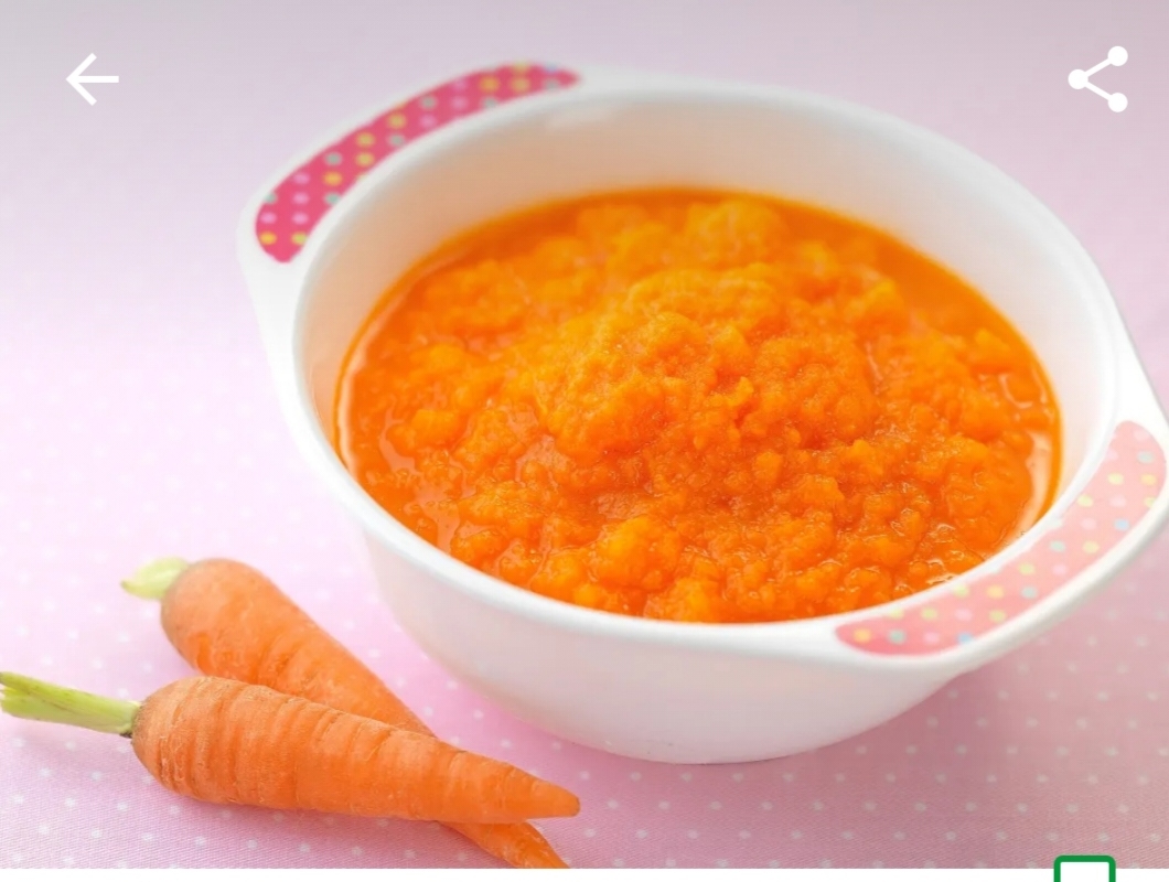 胡萝卜泥(7~9个月辅食)（宝贝食语）美善品小美食谱的做法 步骤2