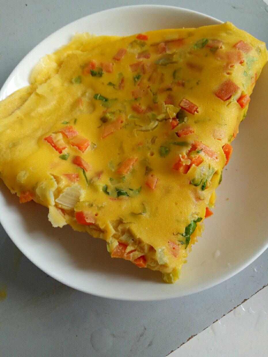 胡萝卜鸡蛋饼