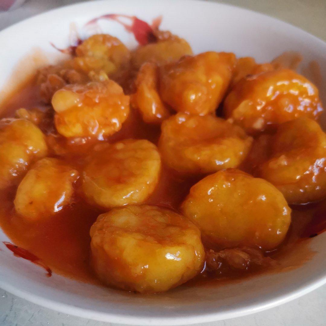 茄汁脆皮豆腐