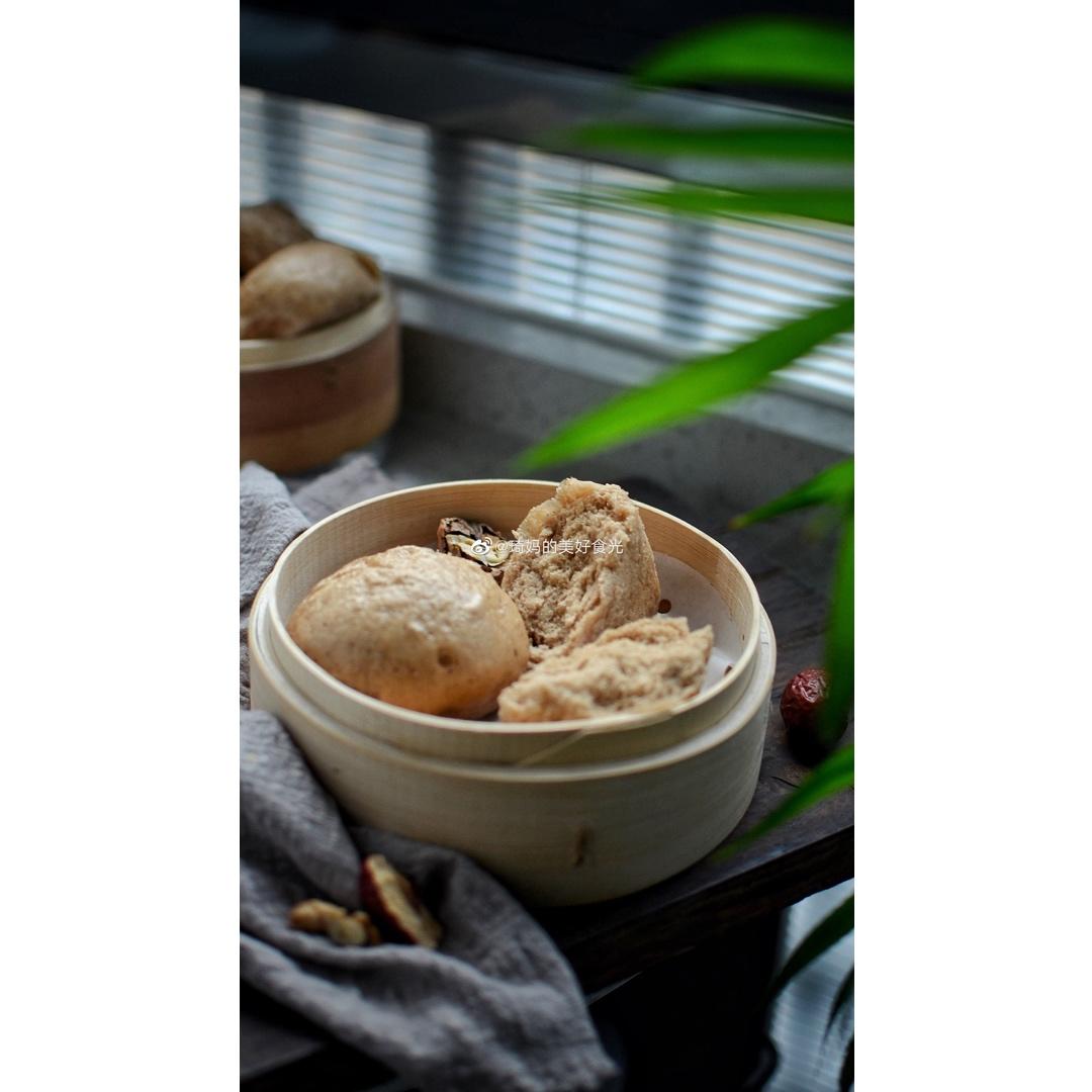 枣香核桃红糖馒头