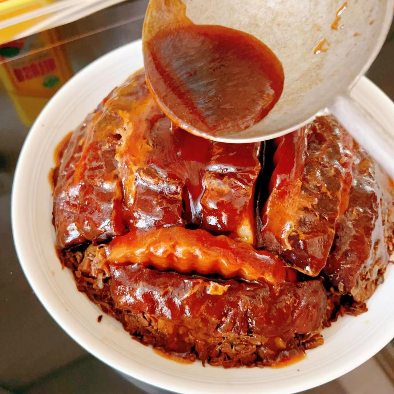 香芋扣肉🥩荔浦芋头扣肉🥩(民间传统做法)的做法 步骤28