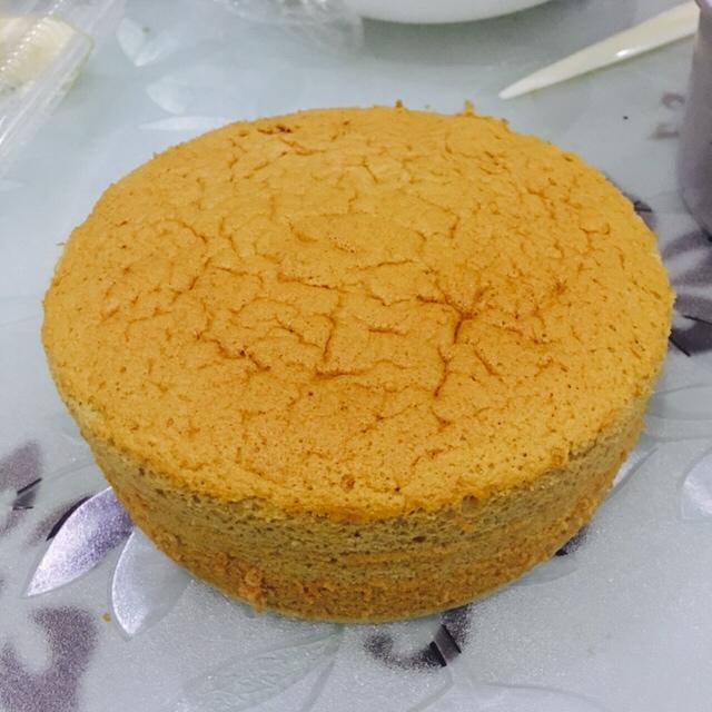 奶茶戚风蛋糕6寸