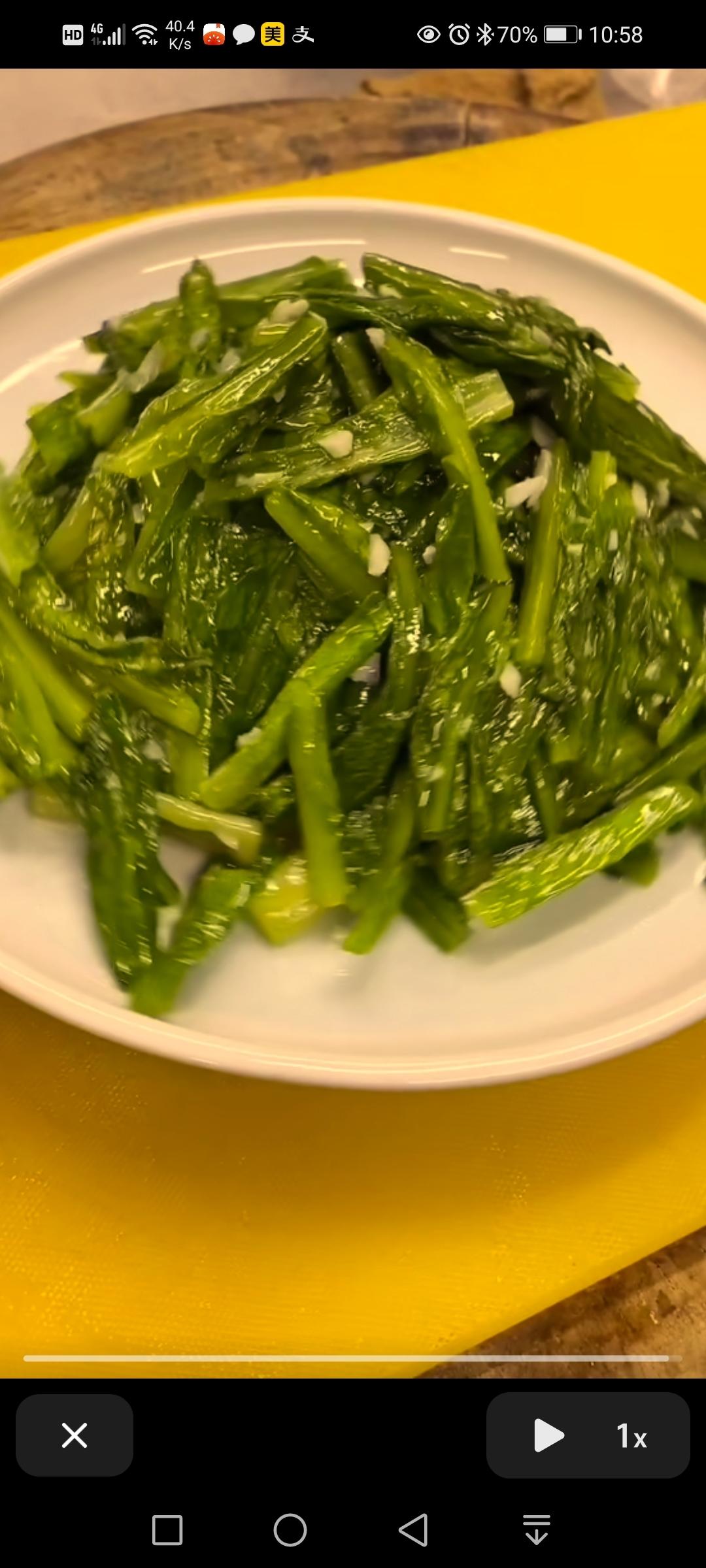 蒜蓉油麦菜的做法