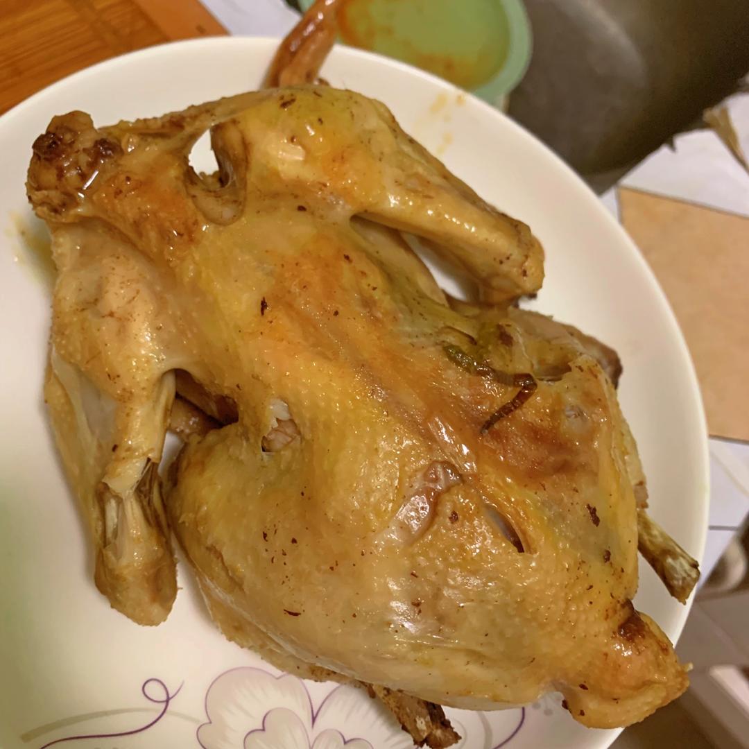 电饭煲版盐焗鸡