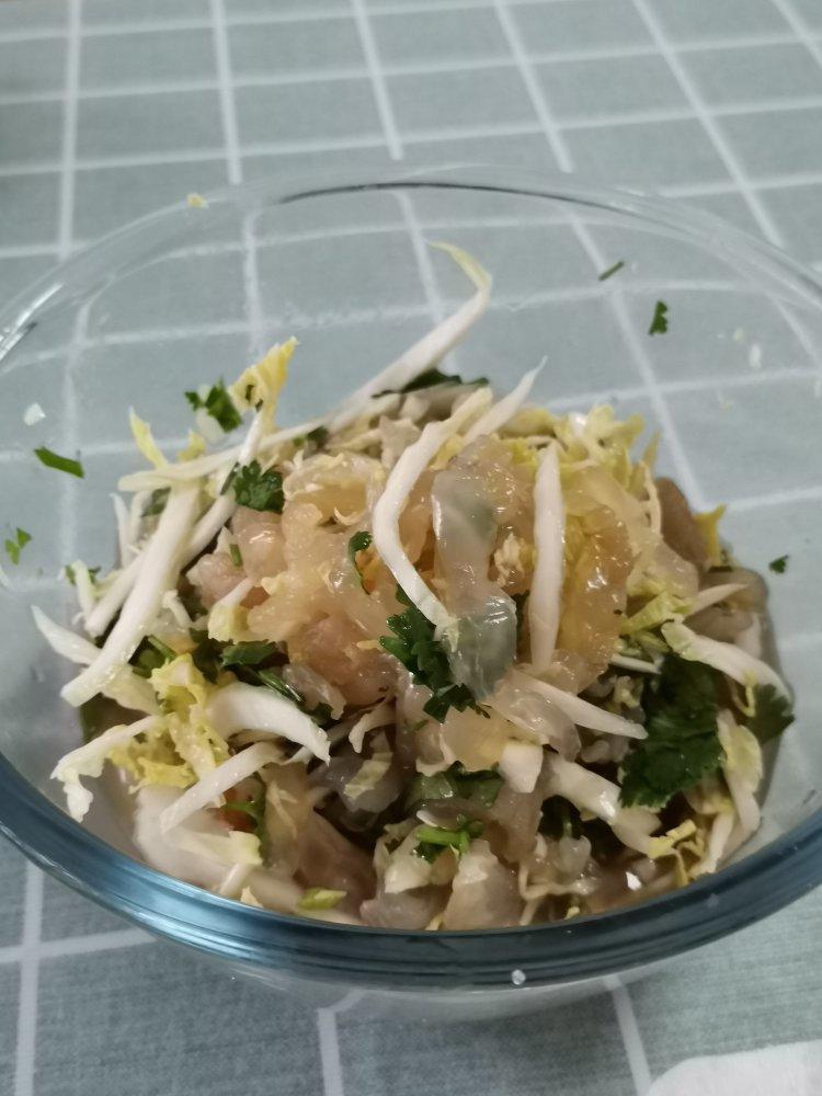 白菜心拌海蜇皮