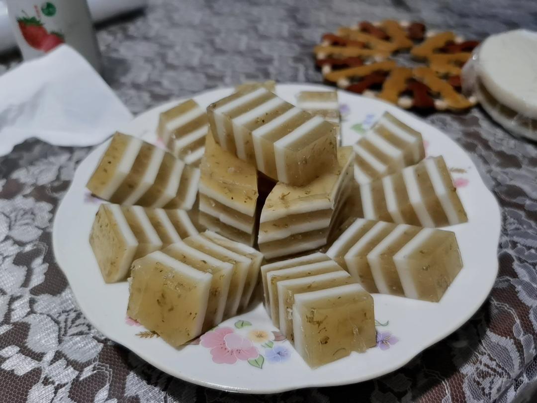 桂花千层马蹄糕