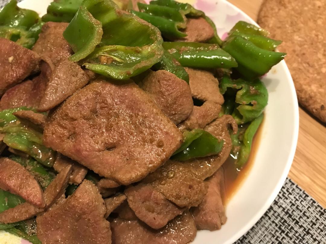 青椒炒猪肝