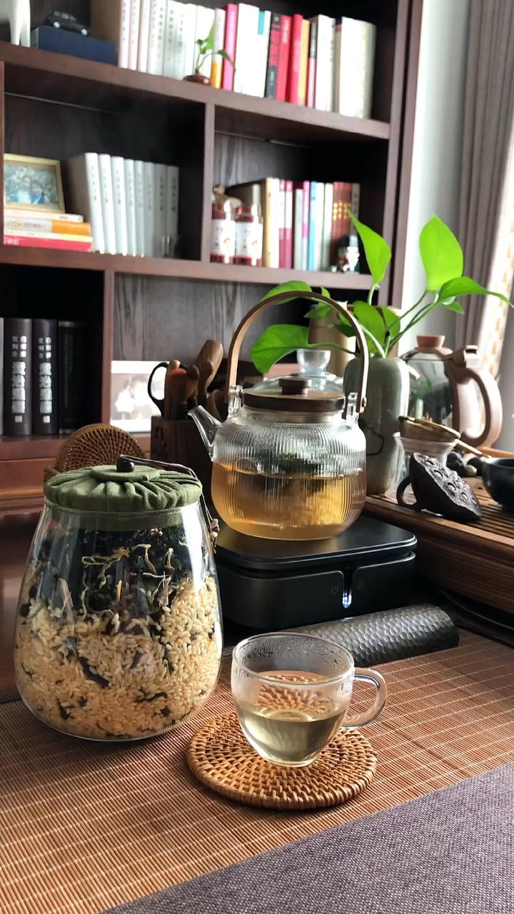 紫苏姜米茶