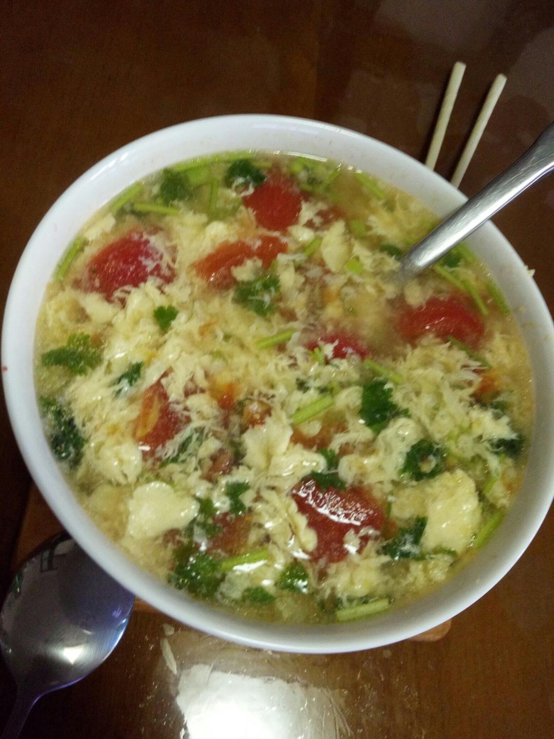 西红柿鸡蛋汤