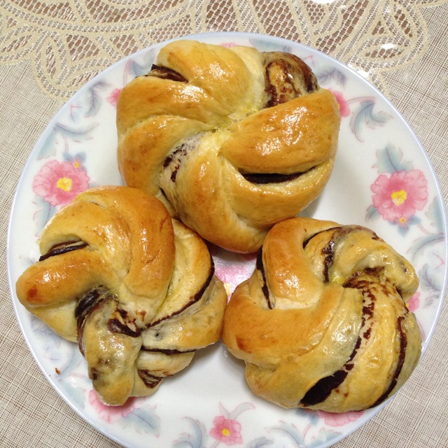 豆沙卷面包