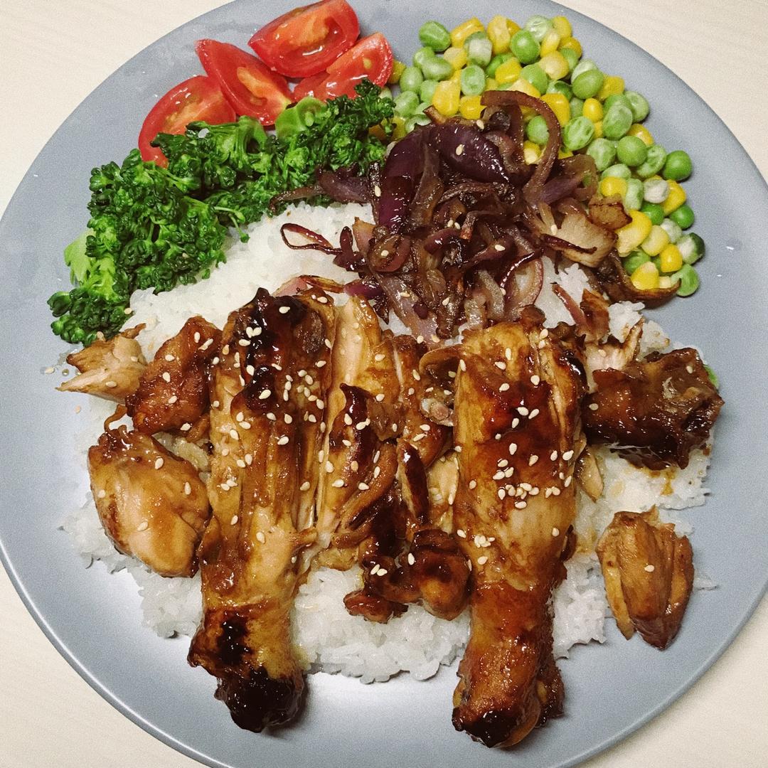 照烧鸡腿饭