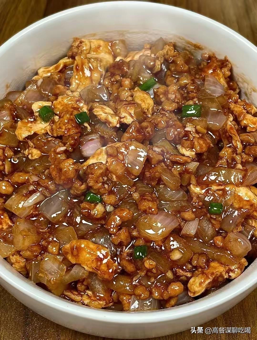 肉沫洋葱鸡蛋