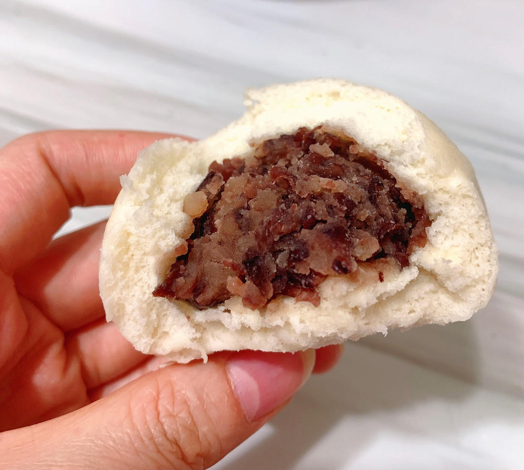 好吃好做的馒头—红豆馒头