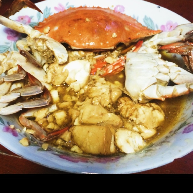 梭子蟹烧豆腐
