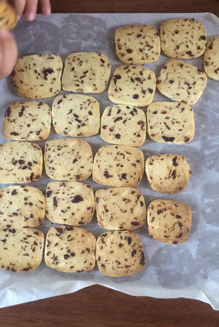 低糖少油版蔓越莓饼干