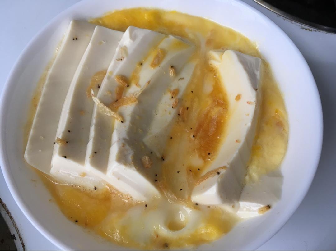 五分钟鸡蛋豆腐羹（附盒装豆腐脱模大法！）