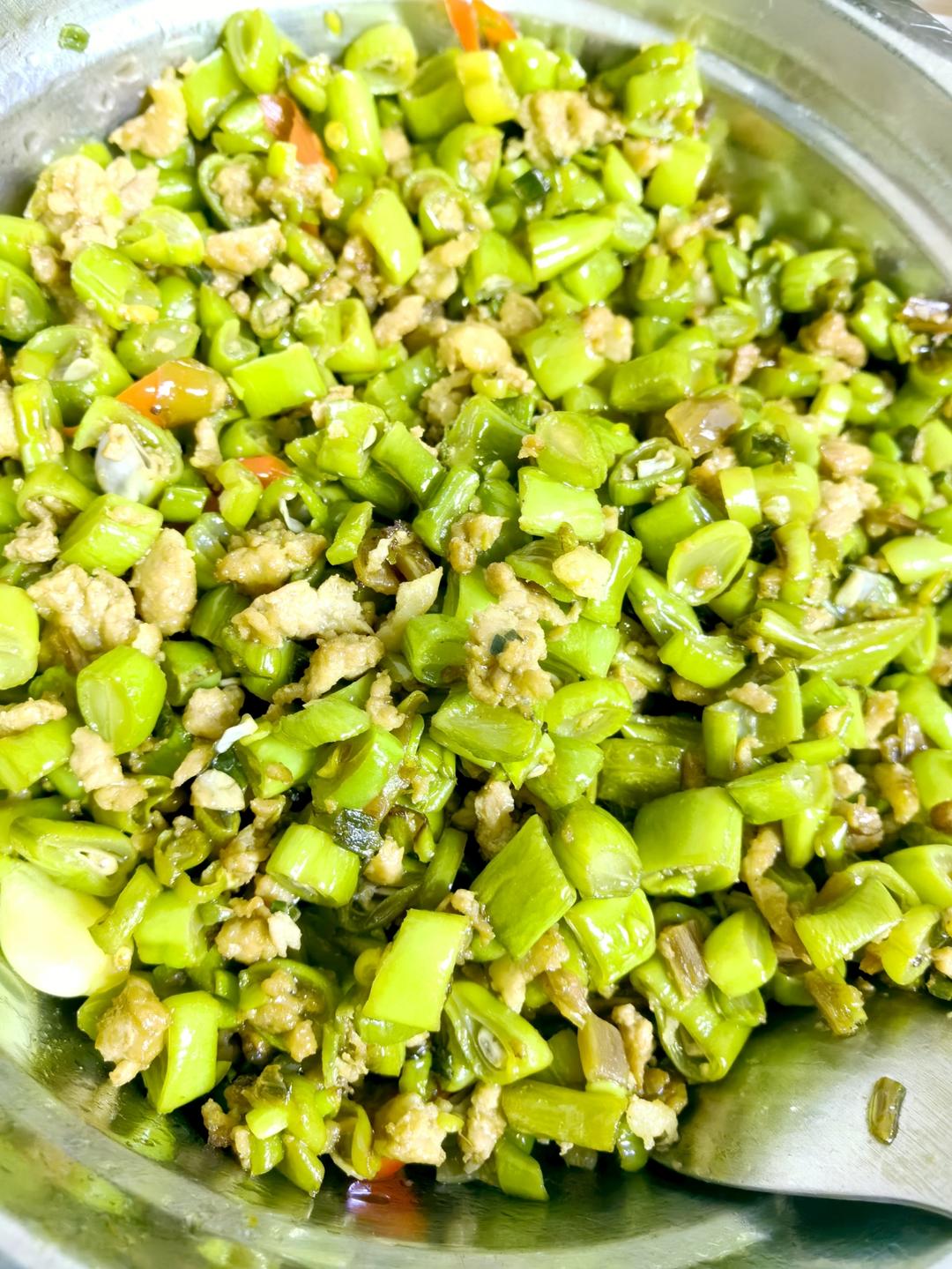 补钙神器——豆角炒肉！超下饭