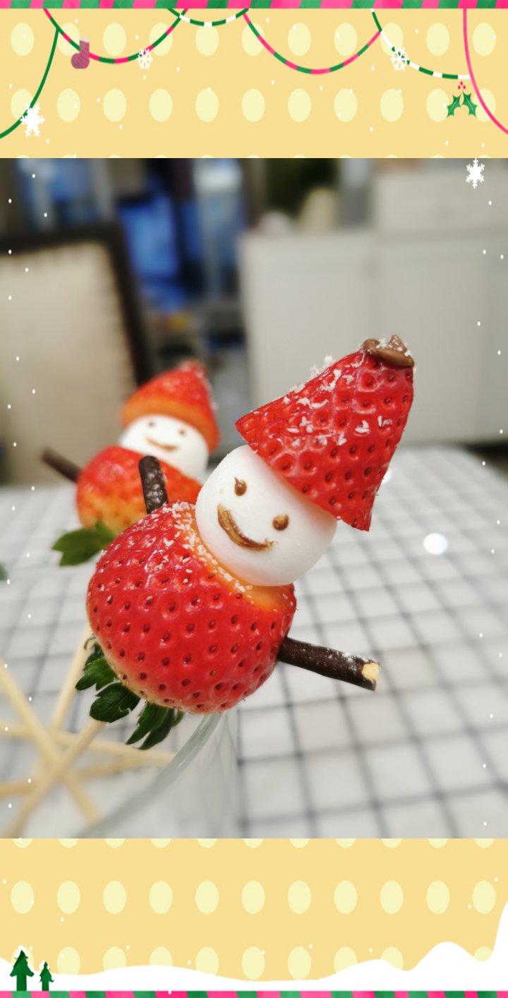 草莓山药圣诞老人