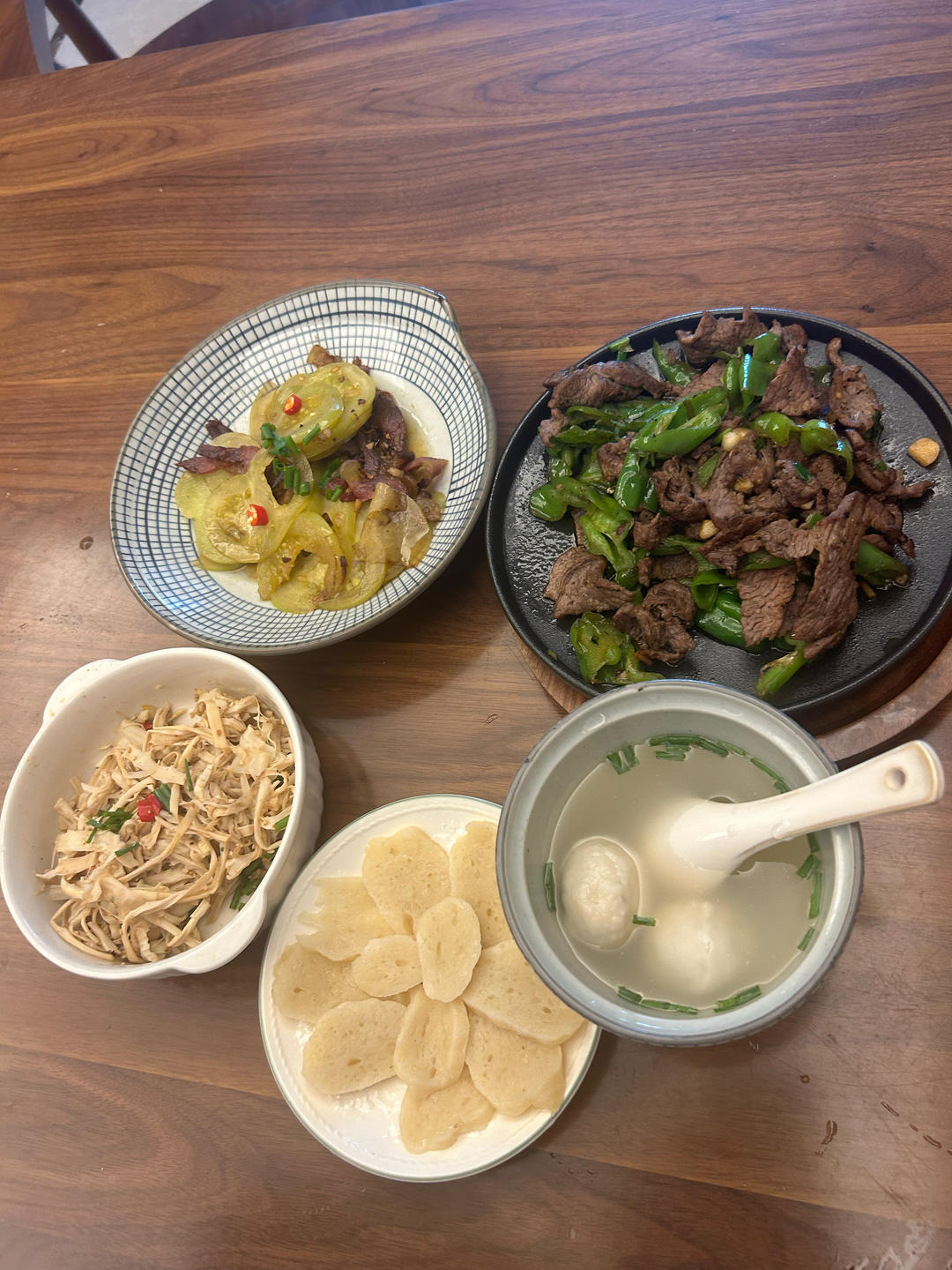 青番茄炒腊肉