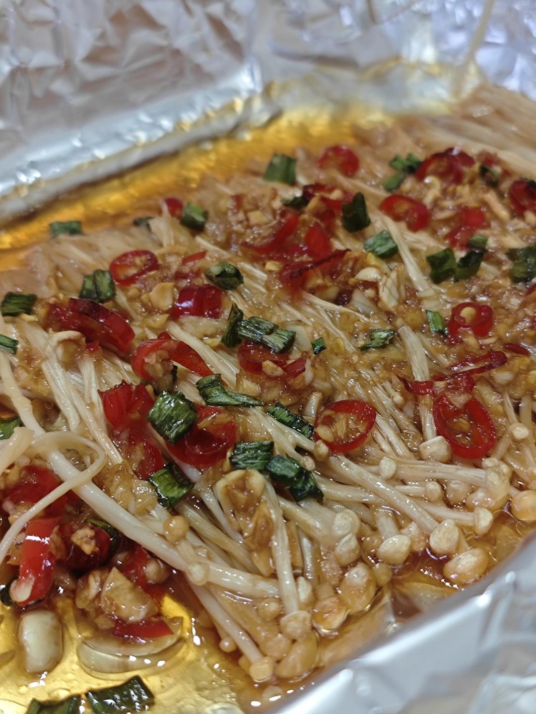 蒜蓉烤金针菇（烤箱版）