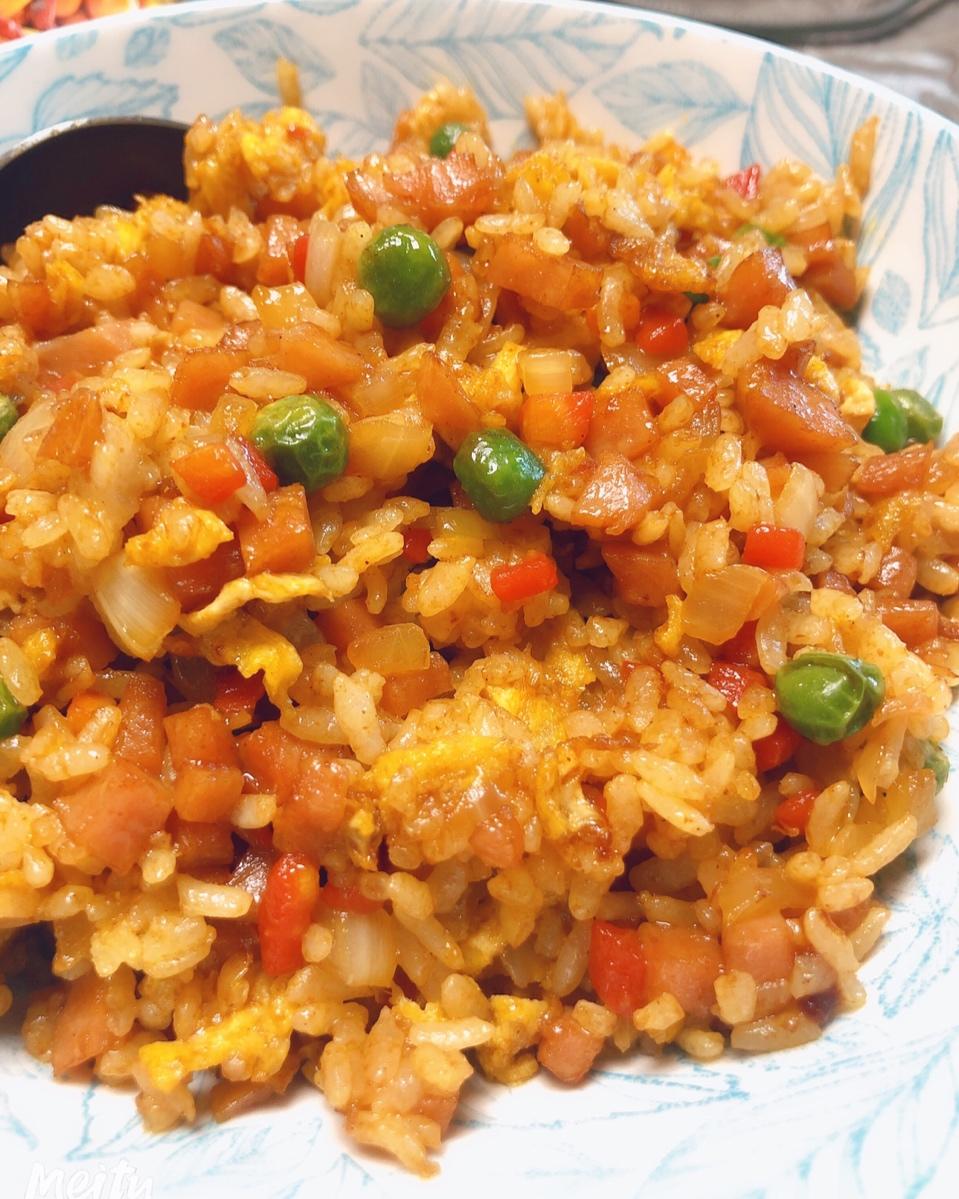 咖喱什锦炒饭