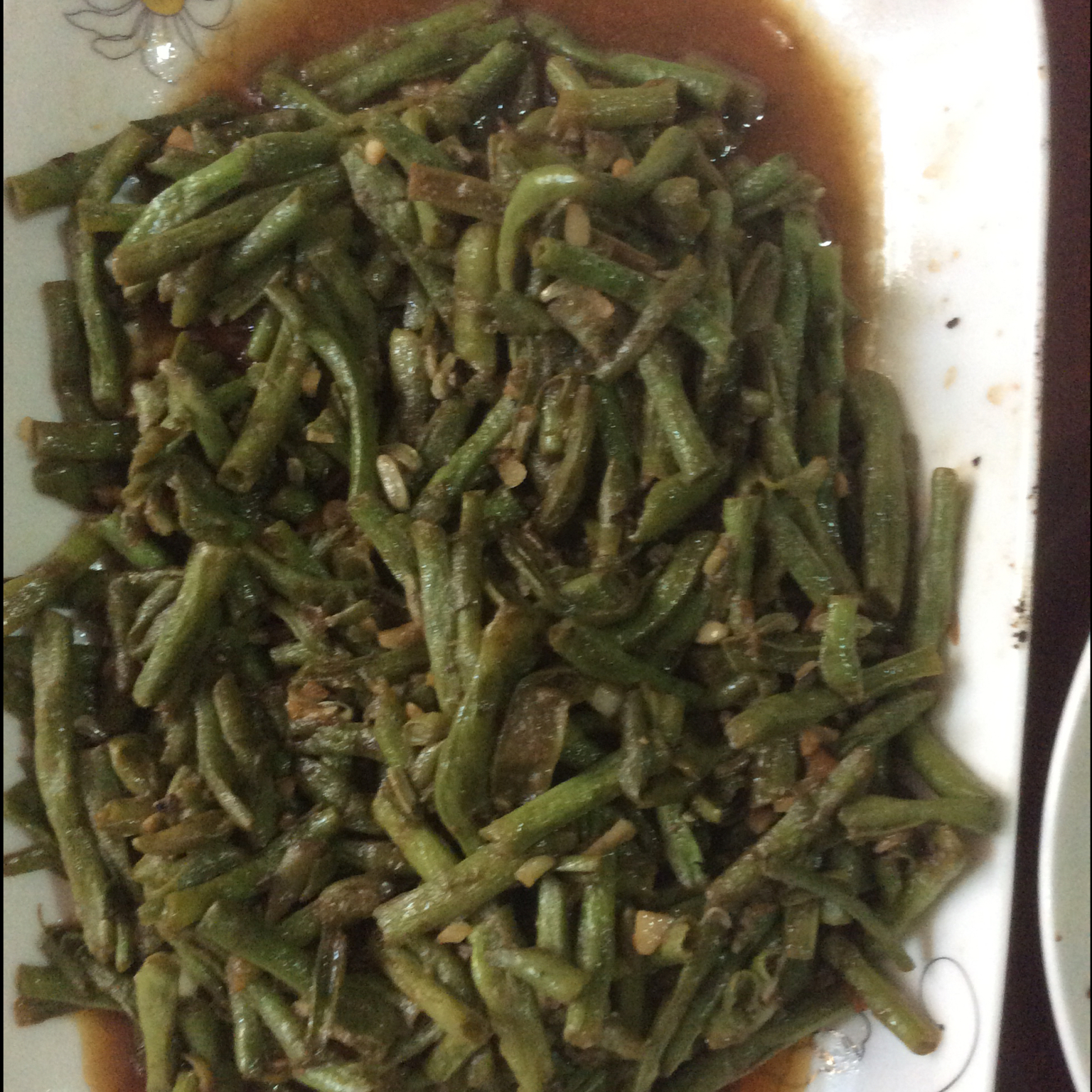 蒜蓉豇豆～～素菜也可以很美味！