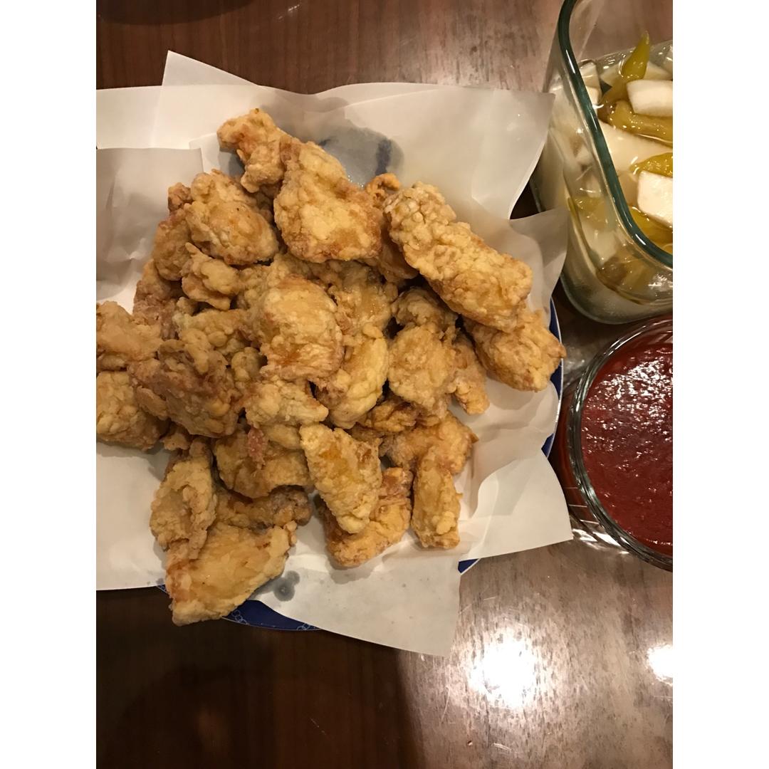 啤酒和炸鸡