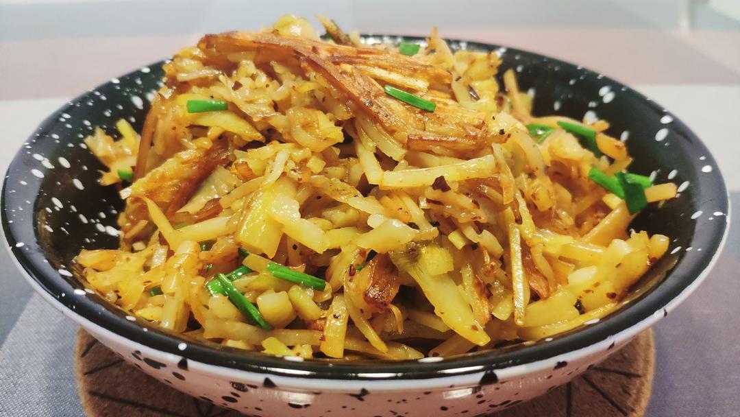 【家传菜】锅巴洋芋(土豆)的做法