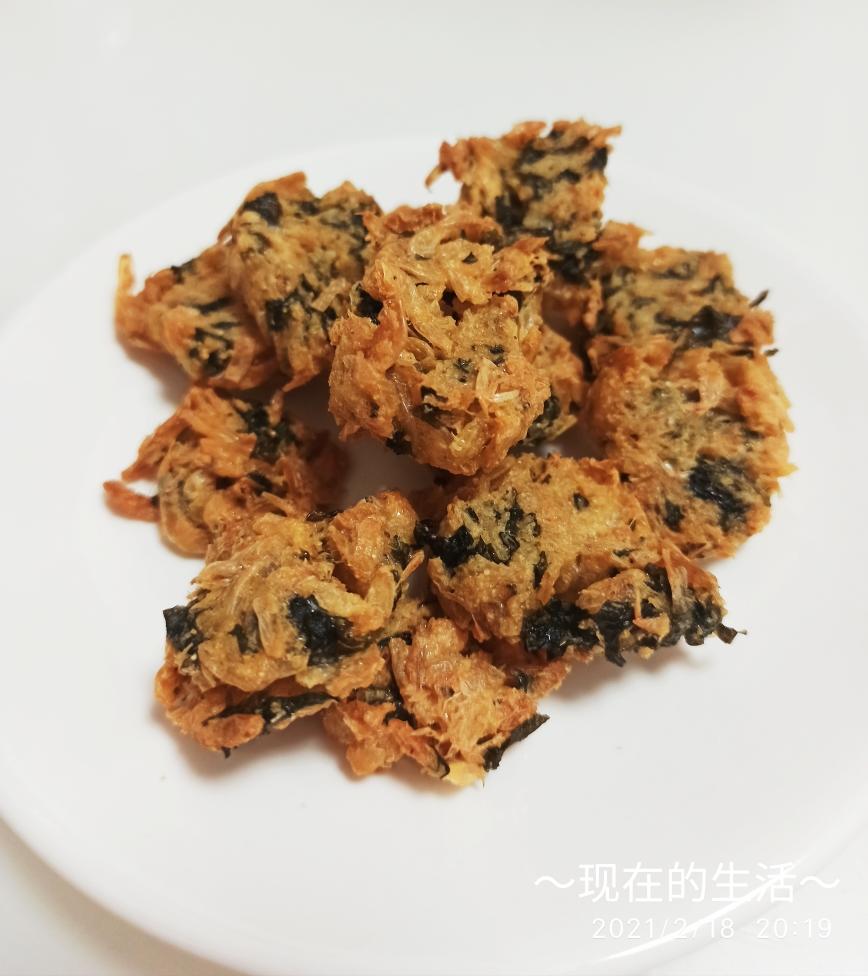 补钙神器：虾皮紫菜小零食的做法