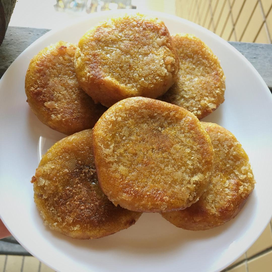 南瓜紫薯饼