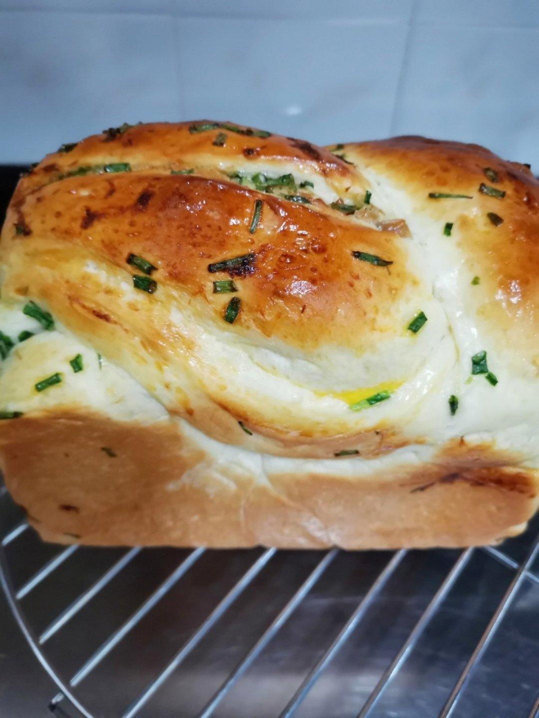 香葱肉松手撕吐司