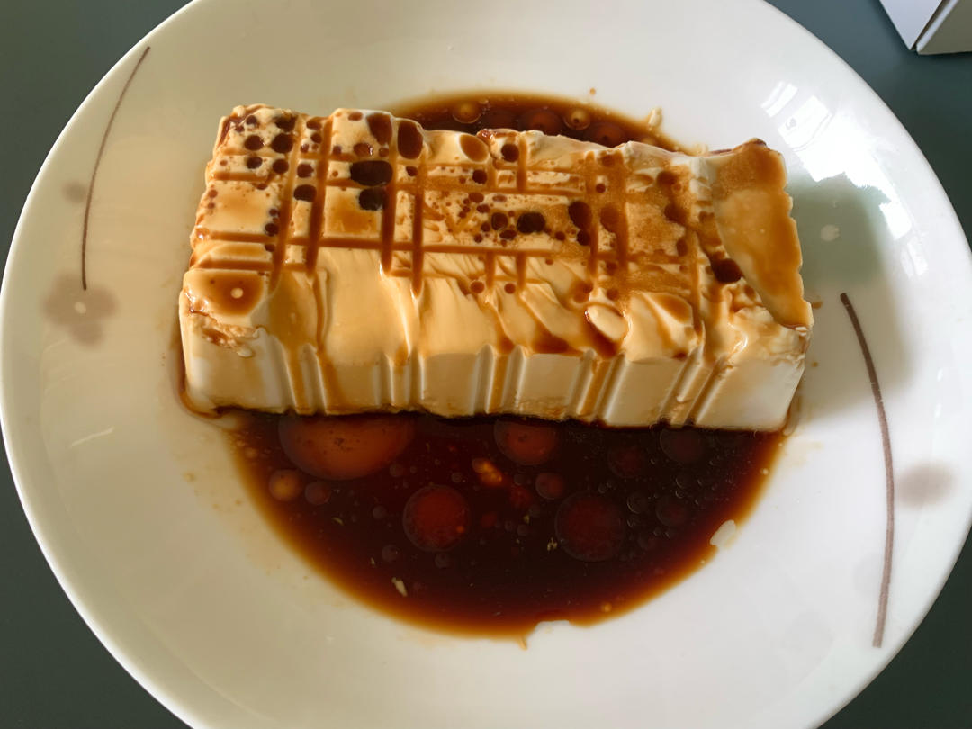 香菜小葱拌豆腐