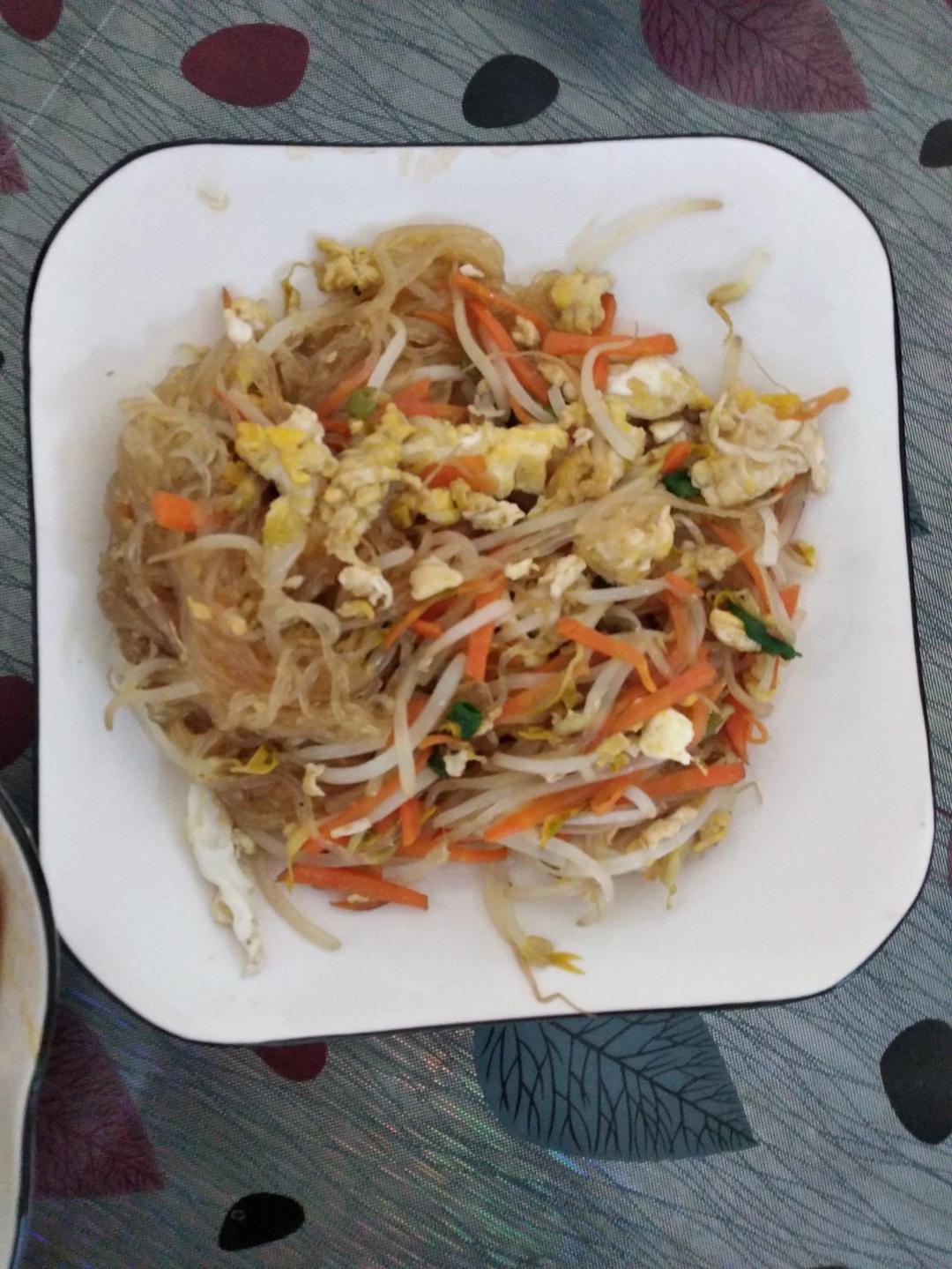 炒合菜～经典的拌饭菜，真的太香了