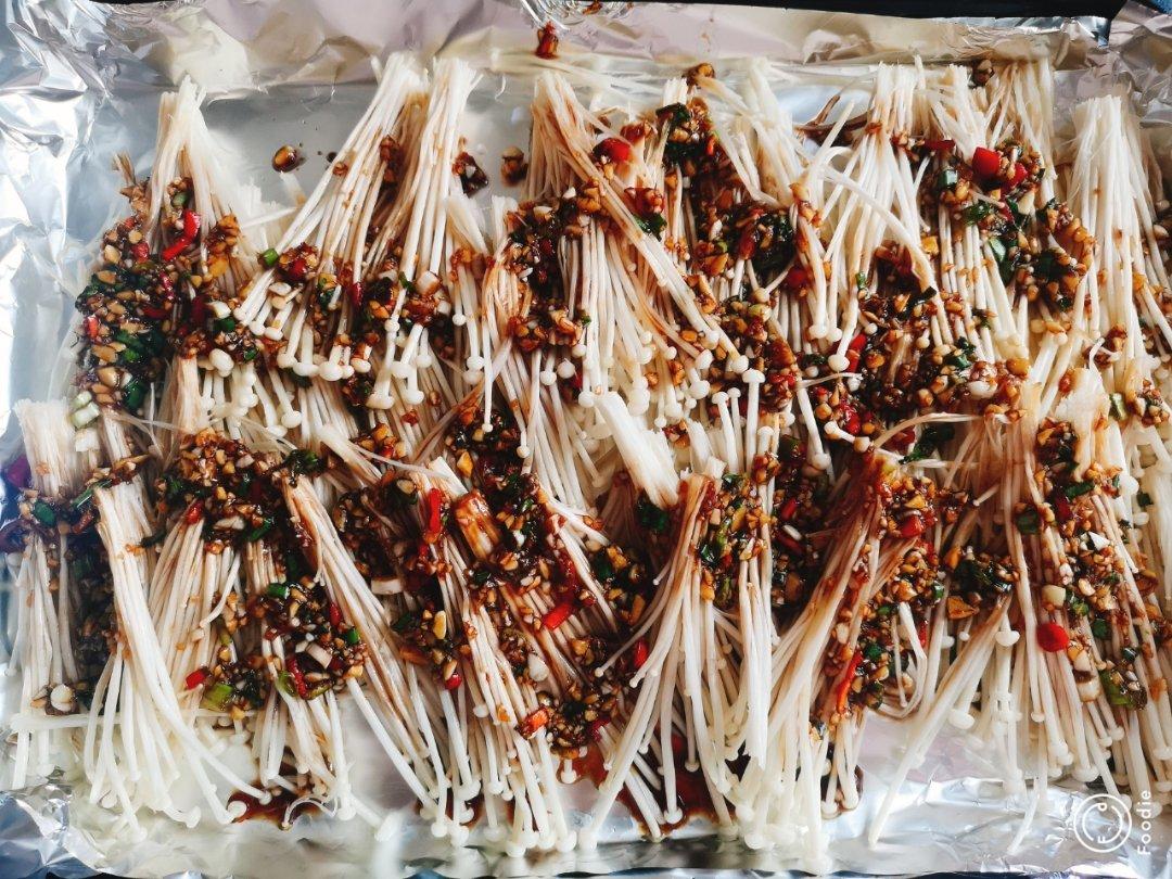 蒜蓉烤金针菇（烤箱版）