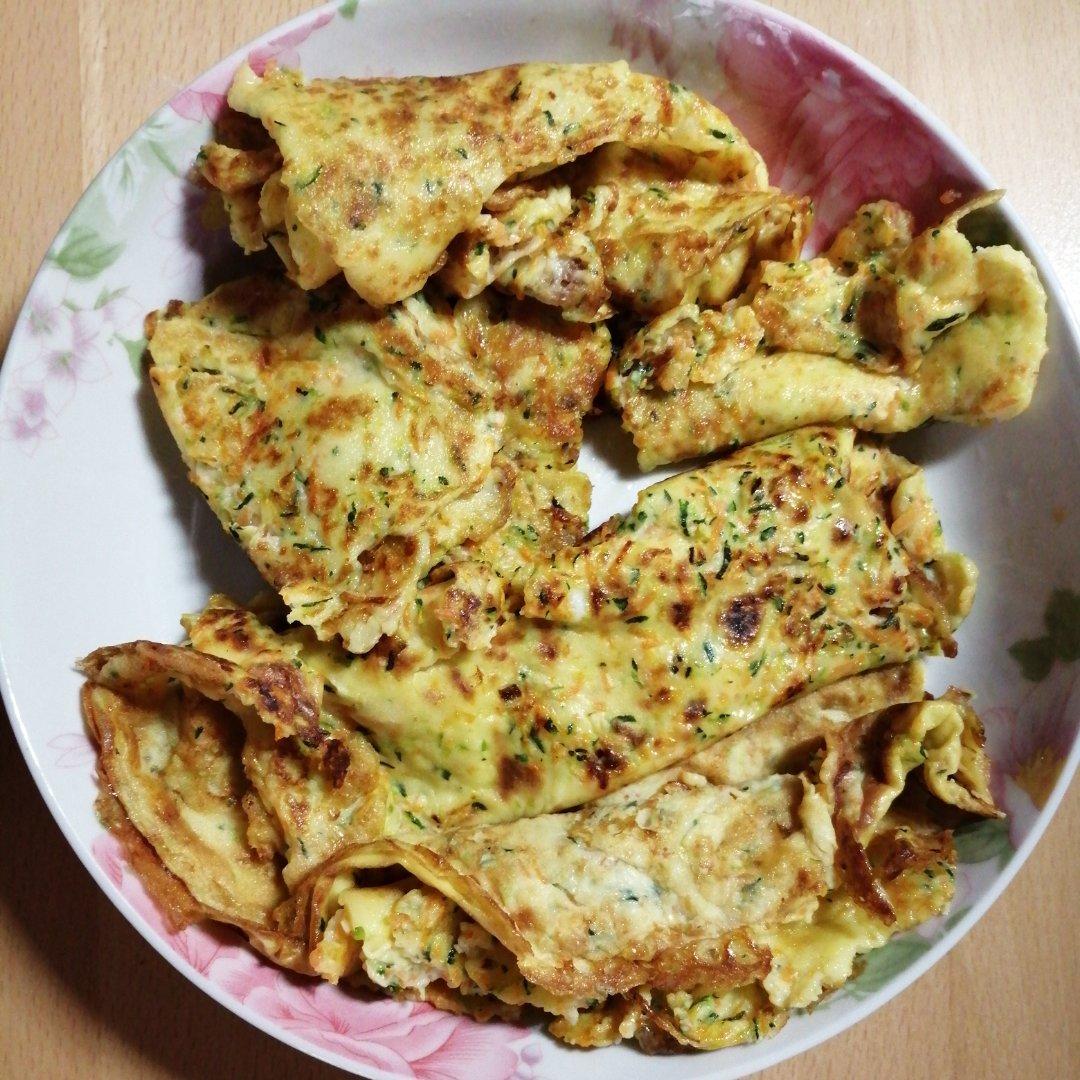 简单快手蔬菜鸡蛋煎饼