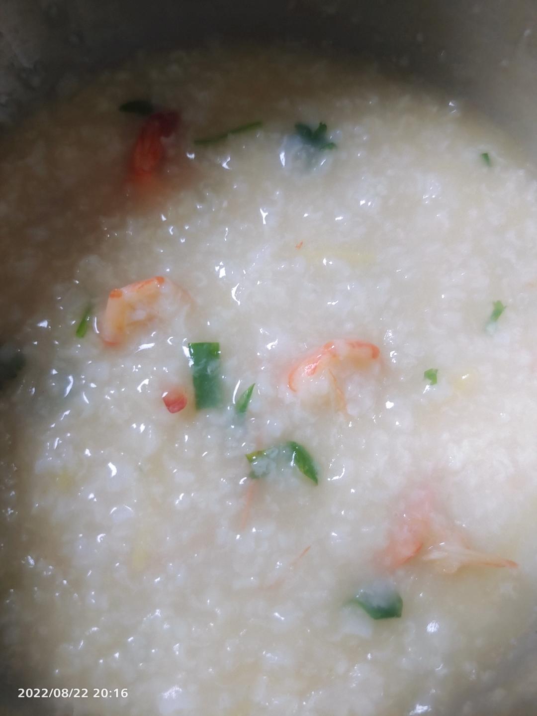 鲜虾粥