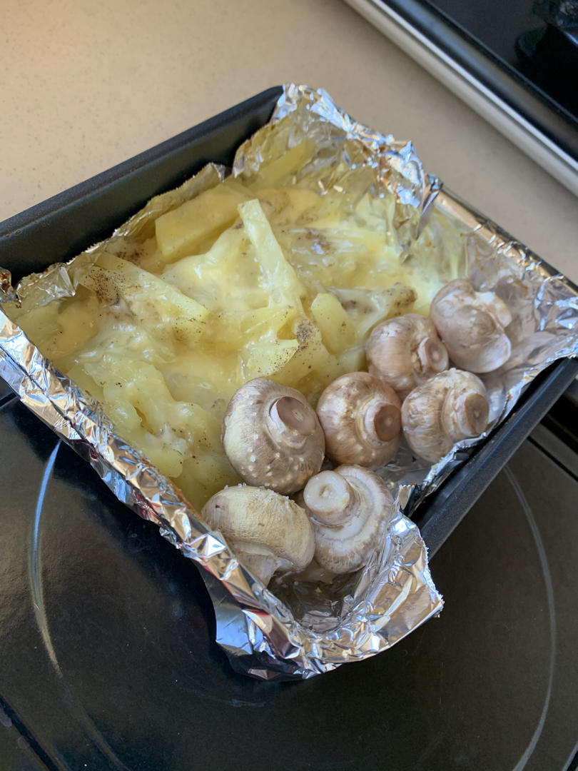 超简单芝士焗土豆（无黄油版）