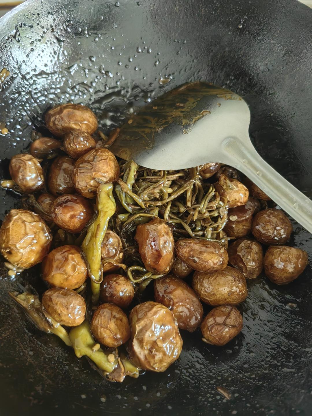 酱豇豆小土豆咸菜